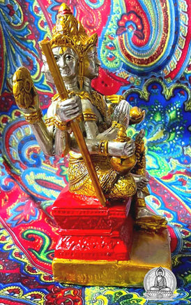 Précieuse statuette de Phra Phrom (Brahma) bénie par le Très Vénérable LP Dooh du Wat Sakai. # 278 - Magic of the Buddha