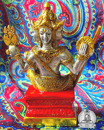 Précieuse statuette de Phra Phrom (Brahma) bénie par le Très Vénérable LP Dooh du Wat Sakai. # 278 - Magic of the Buddha