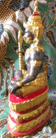 Précieuse statue du protecteur Tao Wessuwan bénie par le Très Vénérable LP Dooh du Wat Sakai. # 3
