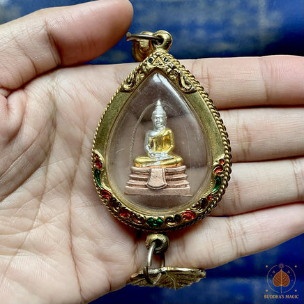 🪷 Amulette protectrice pour voiture du Bouddha Luang Phor Sothorn # 826 Magic of the Buddha