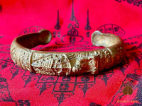 🔱 Bracelet sacré en bronze de Luang Phor Kliang Técha-Thammo – Wat Srithad # 791 Magic of the Buddha