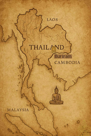 Phra Khunphaen Phong Praï Khuman Phraya Suea Krong Première édition couleur peau de tigre – Luang Phor Thiang Paphangkaro (2015) # 775 Magic of the Buddha