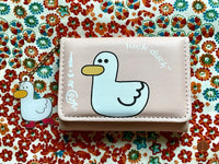 Portefeuille magique de fortune Duck Luck orné de yant (avec billet de temple offert) # 854 Magic of the Buddha