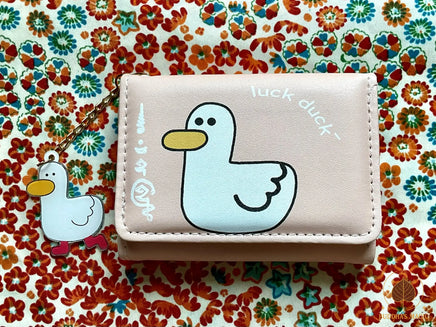 Portefeuille magique de fortune Duck Luck orné de yant (avec billet de temple offert) # 854 Magic of the Buddha