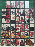 Jeu Hanafuda Nintendo Dai Tengu noir vintage Japon Kyoto 1960 1989 # 730
