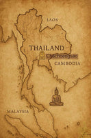 🛕 Chedi translucide aux reliques Sarira arc-en-ciel et Bouddha – Wat Luang Phor Sothorn # 700