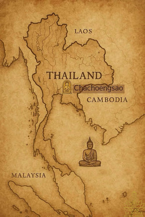 🪷 Amulette protectrice pour voiture du Bouddha Luang Phor Sothorn # 826 Magic of the Buddha