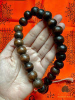 📿 Chapelet bouddhiste votif Look Phrakham – Bois sacré Mae Mongkhön – Très Vénérable Luang Phor Kambu (Wat Kut Chompoo) # 677