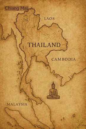 Lot de reliques du très vénérable Kruba In Intho (1902–2003) – Wat Kanthawas # 784 Magic of the Buddha