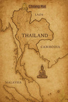 Reliquaire birman ancien en bois laqué – Canard sacré contenant bille Look Geow et perles reliques Sarira # 646