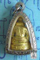 Amulette dorée de Lersi Narot - Vénérable Ajarn Porn. # 100