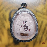 Amulette protectrice Phra Pidta Jumbo Roon Plodnee Song Traimas - Très Vénérable Luang Phor Path du Wat Huay Duan # 847 Magic of the Buddha