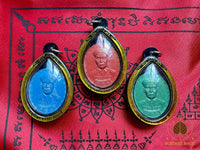 🤑 Amulette Luang Pu Yi Koh Hong (Er Ger Fong) Run Ruay Mak – Très Vénérable Luang Pu Mahasila  # 702