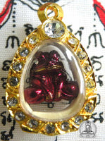 Kop Kin Duean frog amulet - Venerable Kruba Chaya Pathapi. #105