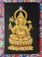 Peintures originales de Lyn – Bouddha et Ganesh – Pièces uniques Magic of the Buddha