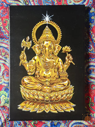 Peintures originales de Lyn – Bouddha et Ganesh – Pièces uniques Magic of the Buddha