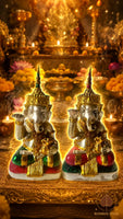 Fortune Phra Pikanet Statuette - Most Venerable Luang Phor Dooh of Wat Sakai (1988) # 875