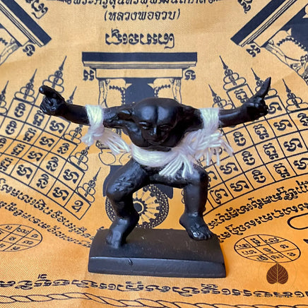 🛡️ Statuette Hoon Payon Dam Deuk – Luang Phor Ya du Wat Bang Phra # 776 Magic of the Buddha