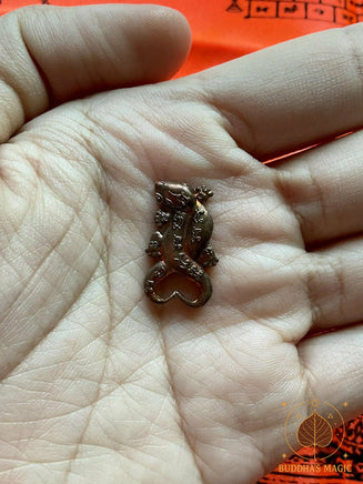 🦎Amulette couple de geckos Ngern Lan Mahasané – Vénérable Luang Phor Liang du Wat Jom Ket # 793 Magic of the Buddha