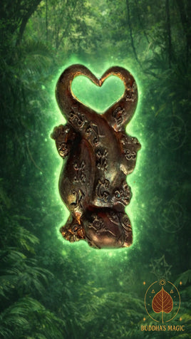 🦎Amulette couple de geckos Ngern Lan Mahasané – Vénérable Luang Phor Liang du Wat Jom Ket # 793 Magic of the Buddha