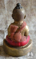 Statuette Khuman Thong en bois sculpté - Wat Païlom. # 68