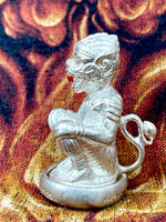 Rare amulette du Dieu singe Hanuman (1978) - Très Vénérable LP Kuay. # 487 - Magic of the Buddha