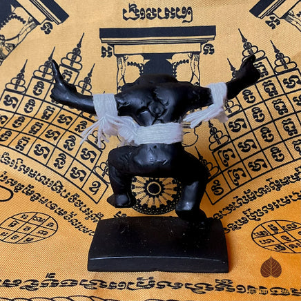 🛡️ Statuette Hoon Payon Dam Deuk – Luang Phor Ya du Wat Bang Phra # 776 Magic of the Buddha