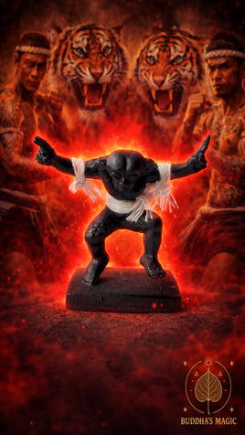 🛡️ Statuette Hoon Payon Dam Deuk – Luang Phor Ya du Wat Bang Phra # 776 Magic of the Buddha