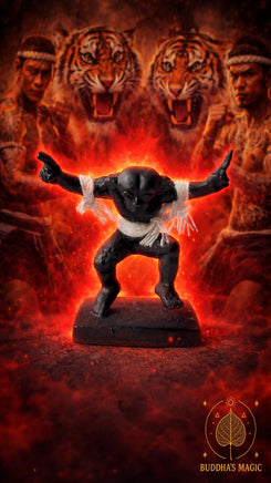 🛡️ Statuette Hoon Payon Dam Deuk – Luang Phor Ya du Wat Bang Phra # 776 Magic of the Buddha