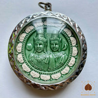 Amulette Jatukham Rammathep – Série Royale “Deux Rois Offrant des Richesses” # 734