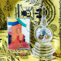 Lot de reliques du très vénérable Kruba In Intho (1902–2003) – Wat Kanthawas # 784 Magic of the Buddha
