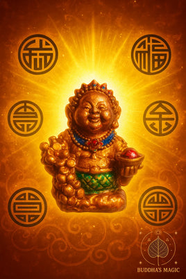 Amulette Kumaree Thong (pour la chance aux jeux) - Vénérable Ajarn Subin. # 657