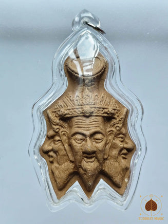 Grande amulette Lersi Saming Prai - Très Vénérable Luang Phor Kallong du Wat Khao Lem # 837 Magic of the Buddha
