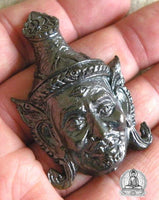 Grande amulette alchimique masque de Lersi - Wat Khao Lem (temple du Très Vénérable LP Kallong). # 109