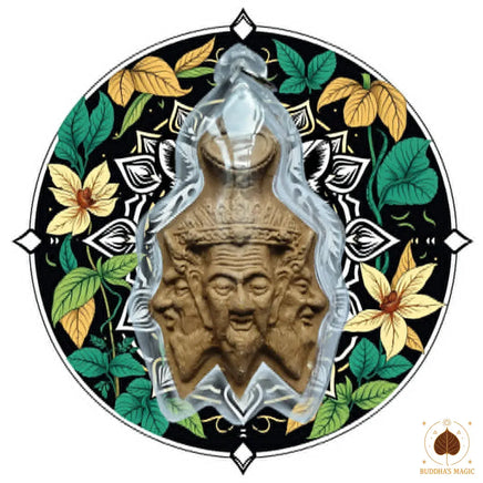 Grande amulette Lersi Saming Prai - Très Vénérable Luang Phor Kallong du Wat Khao Lem # 837 Magic of the Buddha