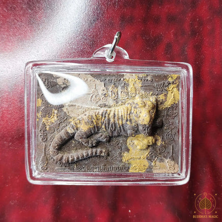 Amulette tigre Phaya Suear Non Kin - Très Vénérable Luang Phor Djua Piyasillo du Wat Klang Bang Keow # 845 Magic of the Buddha