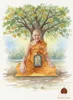 🪷 Amulette Phra Somdej Prok-Pho – LP Hong du Wat Petchaburi # 732