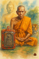 Amulette Phra Somdej Katoe – Roon Leun Samanasak (n°301/999)  Consacrée par le Très Vénérable Luang Phor Path Punyakhamo – Wat Huay Duan (Nakhon Sawan) # 609