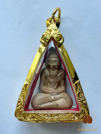 🌿 Amulette Lersi consacrée en 1998 par Luang Phor Phromma – Wat Hin Panang Koi # 779 Magic of the Buddha