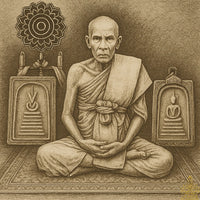 Nine-level Phra Somdej Pim Ok Wee Amulet – Wat King Kaew – 2008 Luang Phor Phueak 50th Anniversary Parinirvana Commemorative Series #593