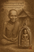 Amulette Phra Kling en alliage alchimique Mekkapat – Wat Prai Pathana (2012) # 621