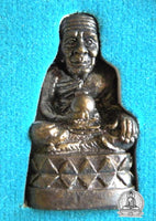 Mini statuette of the Most Venerable Luang Phor Thuat - His Holiness Somdej Phra Sangharaj. #113