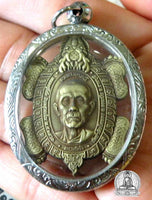 Médaille Tortue dragon et Phra Pidta - Wat Tham Singtho Thong. # 81