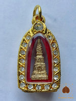 Amulette Phra That Phanom – Poudres sacrées du Chedi originel # 755