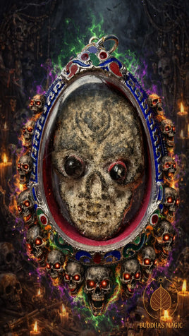 💀 Puissante amulette Mae Hong Prai – Très Vénérable Luang Phor Pinak # 728