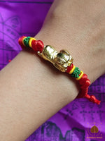 Bracelet de charme cochon doré de Yue Lao – Wat Wang Tah Sian, Hong Kong # 891 Magic of the Buddha
