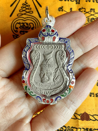 Amulette Masque de Lersi Boroma Kru Pu Kae – Consacrée par le vénérable Luang Phor Somyot (Wat Chong Lom, Prachuap Khiri Khan) # 675 Magic of the Buddha