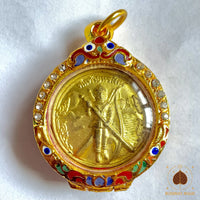 Médaille du héro Phan Thai Norasing consacrée en 2006 par Phra Kru Jaopor # 701