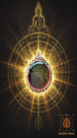 Médaille aux Yant Protecteurs – Wat Prong Takian (2005) # 772 Magic of the Buddha