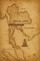 Phra Kling amulet of the Buddha in the teaching mudra – Wat Sri Sathong (late 1990s) # 616